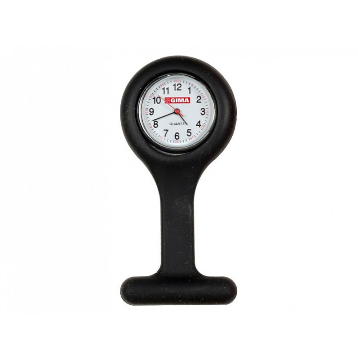 Reloj para enfermeros - redondo - negro