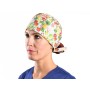 Patterned hat - flamingos - m