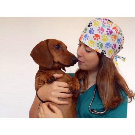 Bonnet à motifs - empreintes - m