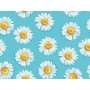 Mønstret hue - margueritter - m