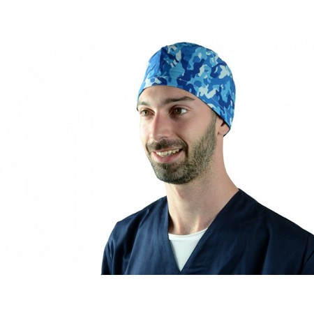 Patroonpet - militair blauw - m