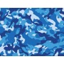Gedessineerde pet - militair blauw - m