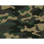 Patterned cap - green military - m