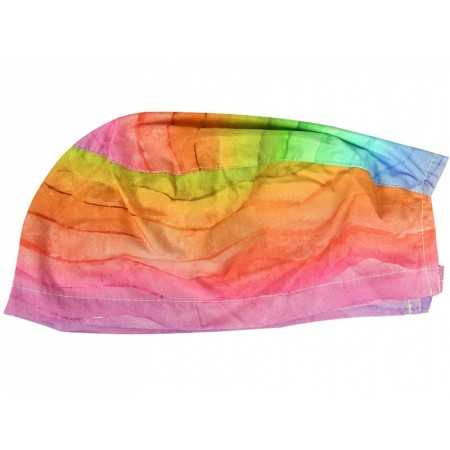 Patterned cap - rainbow - m