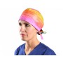 Patterned hat - rainbow - m