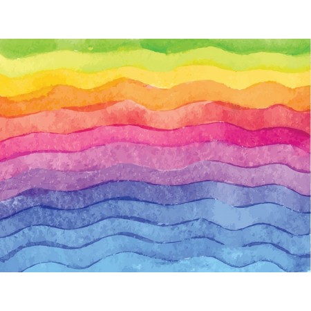 Bonnet à motifs - arc-en-ciel - m