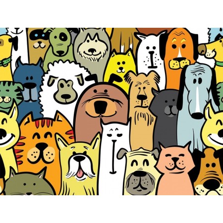 Gemusterter hut - hunde - m