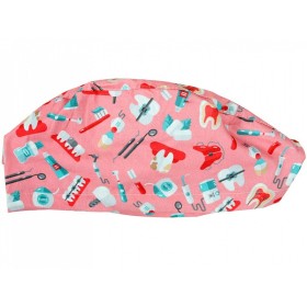 Patterned hat - dentist - m