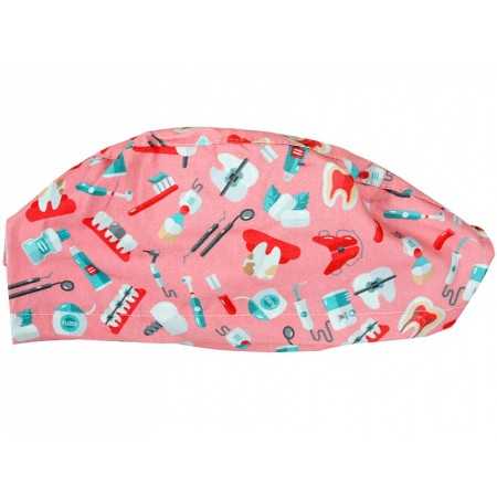 Patterned cap - dentist - m