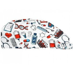 Patterned cap - medical - m