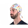 Șapcă cu model - urme de pași - l