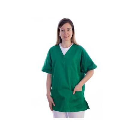 Tunic - cotton/polyester - unisex - size xs green