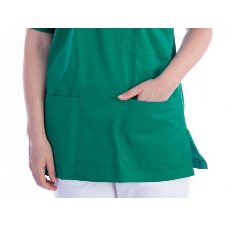 Tunika - bomull/polyester - unisex - storlek xxl grön