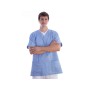 Tunique - coton/polyester - unisexe - taille S bleu clair