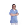 Tunique - coton/polyester - unisexe - taille xl bleu clair