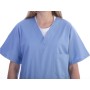 Bunda - bavlna/polyester - unisex - velikost XL světle modrá