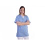 Tunic - cotton/polyester - unisex - size xxxl light blue