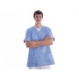 Tunique - coton/polyester - unisexe - taille xxxl bleu clair