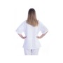 Tunic with buttons-cotton/ pol.-donna 's white