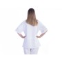 Tunic with buttons-cotton/ pol.-donna xxl white