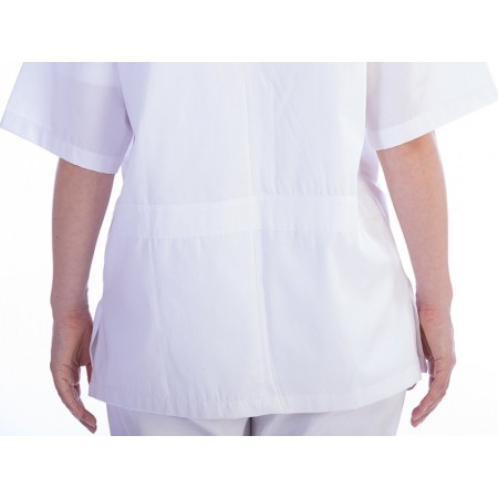 Jaqueta com botões - algodão/pol. - mulher xxl branco