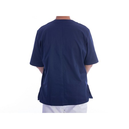 Chaqueta con botones-algodón/pol.-unisex xl azul