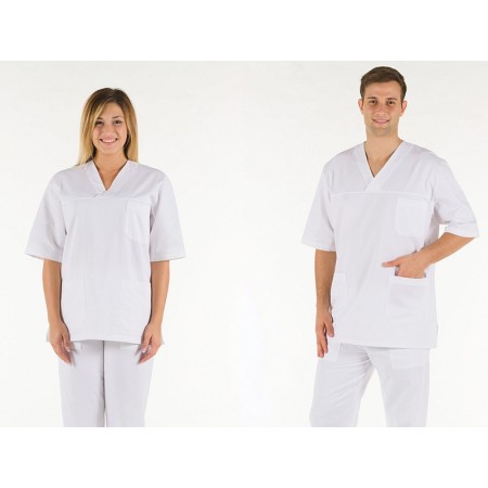 Jachetă de bumbac - albă - xs