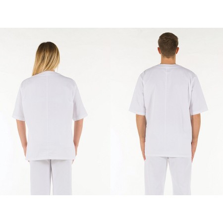 Jachetă de bumbac - albă - xs