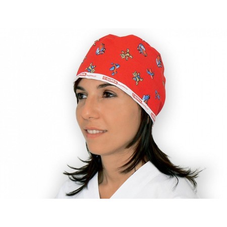 Kapa s uzorkom - crvena