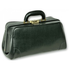 "florida läder" väska - svart