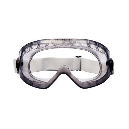 Lunettes 3m 2890s, lentille pc transparente (as/af), étanche aux gaz, bande élastique