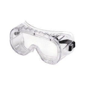 Transparent protective goggles