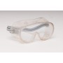 Transparent protective goggles