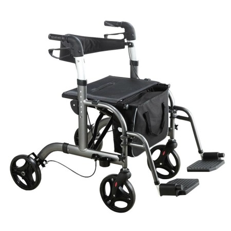 Rollator smart con appoggia piedi