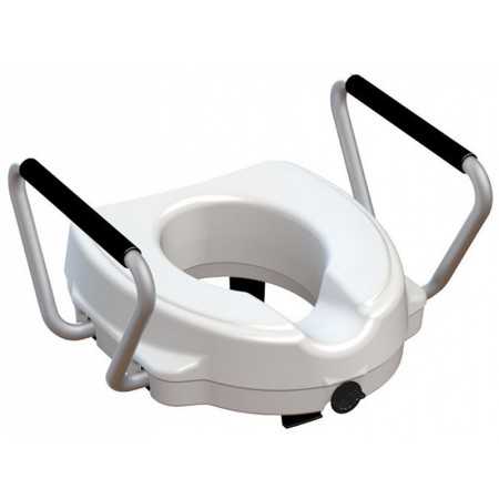 Toilet booster seat with fixed armrests - 12.5 cm