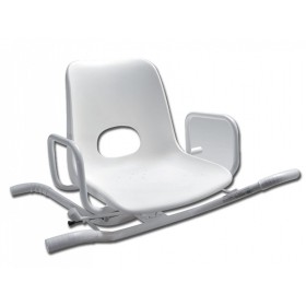 Chaise de salle de bain pivotante