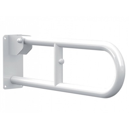 Gecoate stalen U-vormige vouwhandvat - 70 cm