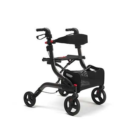 Rollator with Pole Holder and Back Support Vermeiren Four Light