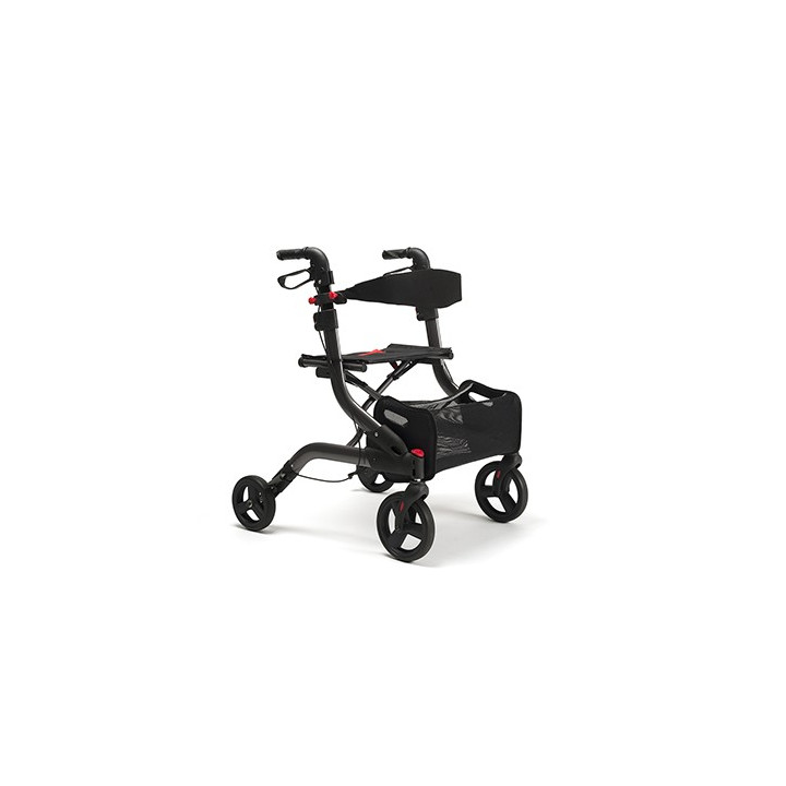 Rollator with Pole Holder and Back Support Vermeiren Four Light