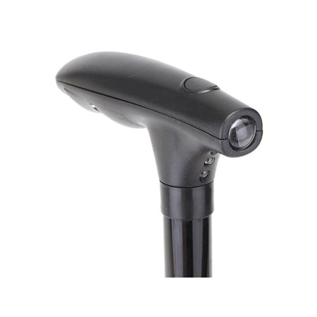 Quédate con ventosas y luz LED - negro