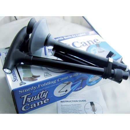 Stick cu ventuze si lumina led - negru