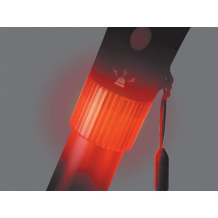 Bastón de seguridad con luz - negro