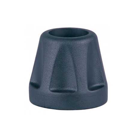 Rubberen tips 16 mm buis, basis 35 mm - pak 10 stuks.