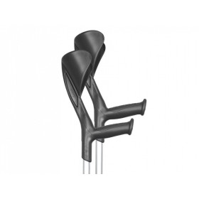 Evolučné barle - čierna/sivá - 1 pár