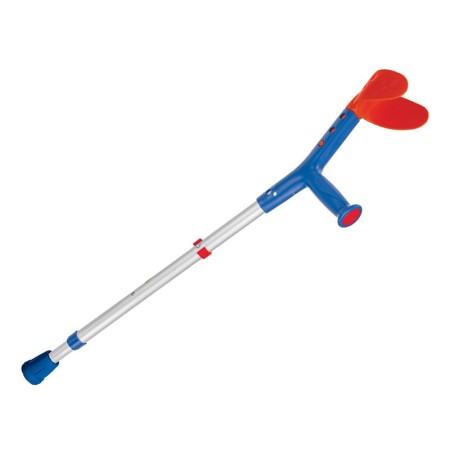 Cârje tiki - roșu/albastru - 1 pereche