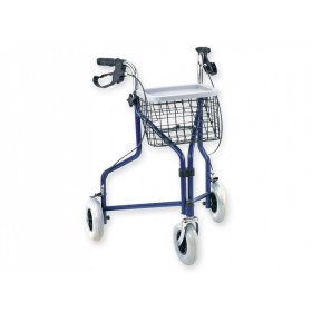 3-wheel walking rollator