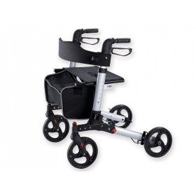 Stylish walker - foldable - silver