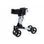 Stylish walker - foldable - silver