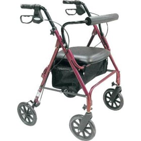 Rollator with Mediland seat and brakes