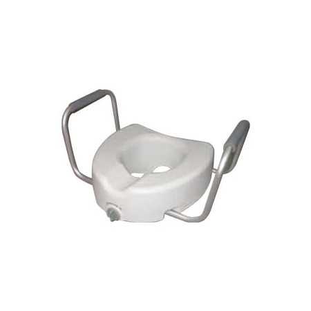 Toilet seat 11.5 cm Mediland with removable armrests